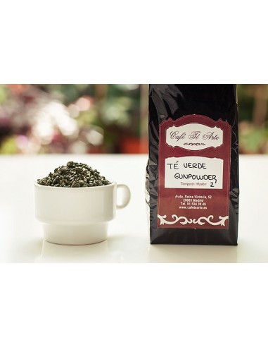 detalle té verde gunpowder