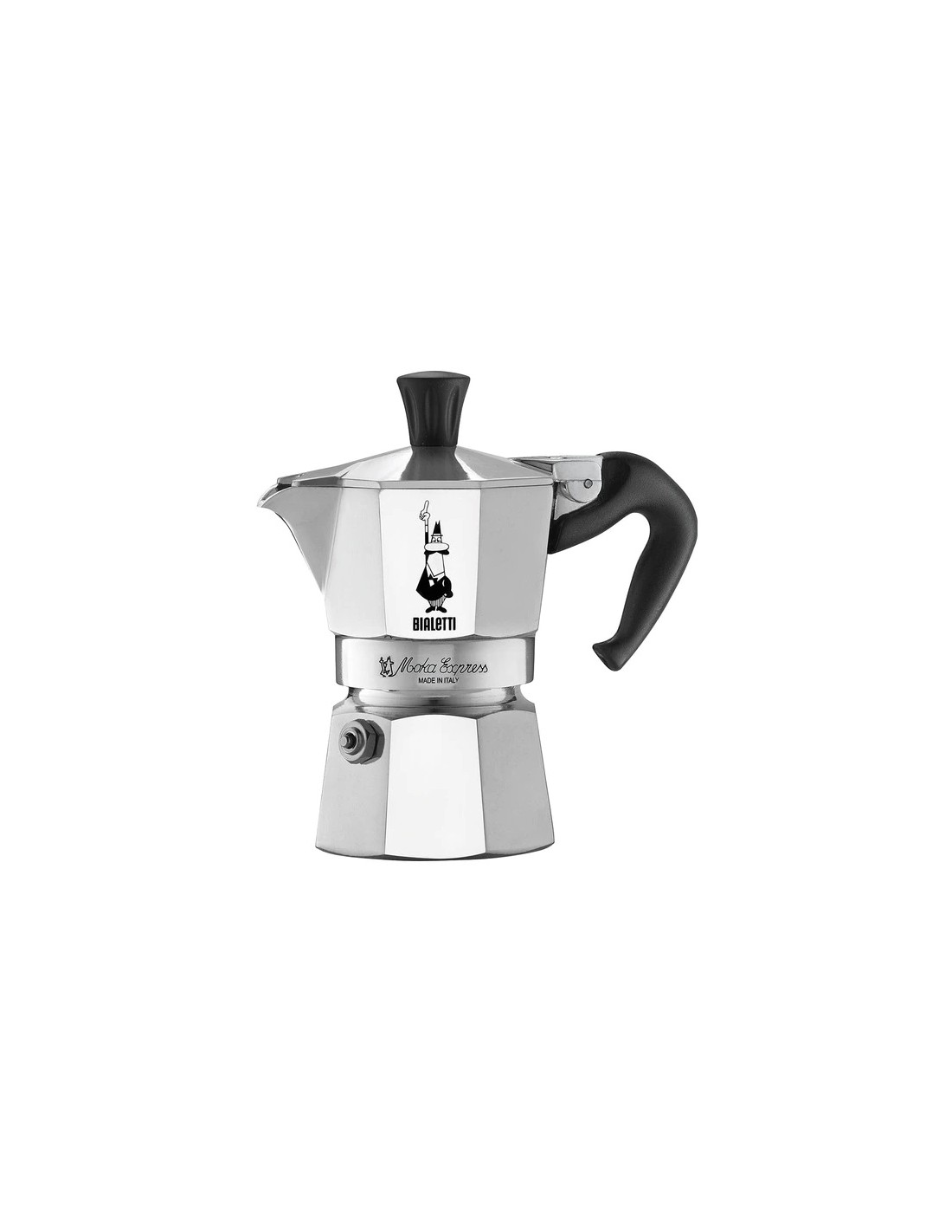 Cafetera Moka 1 Taza - Negro