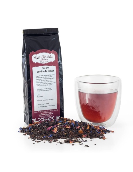 Té Rojo Pu-erh Jardín de Rosas