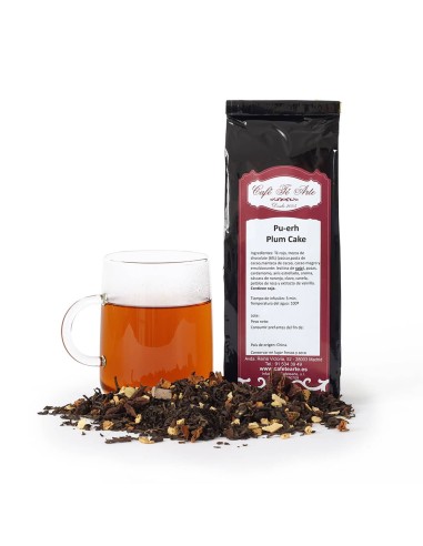 Té Rojo Pu-erh Plum Cake