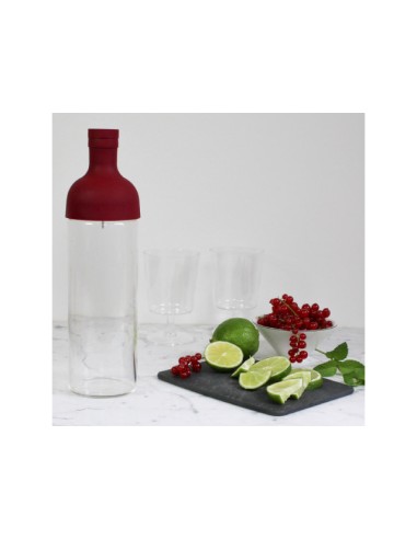 Botella Té Frío Hario Cranberry 750ml