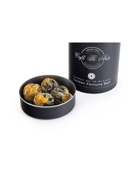 Flores de Té Blanco Golden Fortune Ball