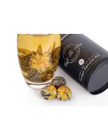 Flores de Té Blanco Golden Fortune Ball