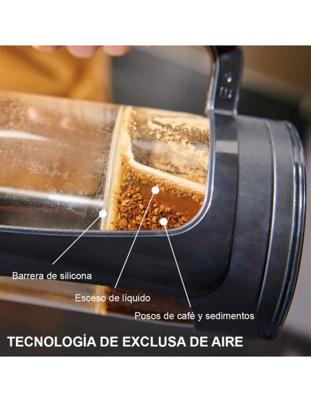 Cafetera P3 French Press vidrio 946 ml