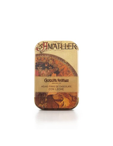 Hojas de chocolate Amatller Chocolate con leche