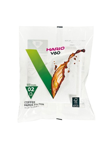 Filtros de papel para Cono V60, 1-4 tazas