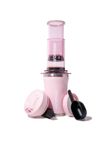 Cafetera AeroPress Go Plus - Set de viaje Rosa