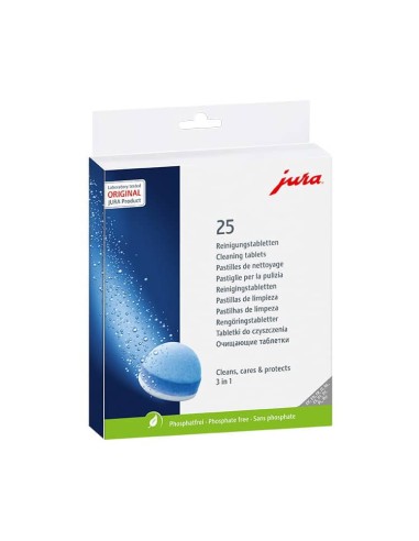Pastillas de limpieza 3 fases Jura 25 und