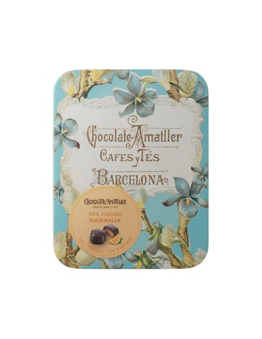 Bombones Amatller 70% cacao Naranja