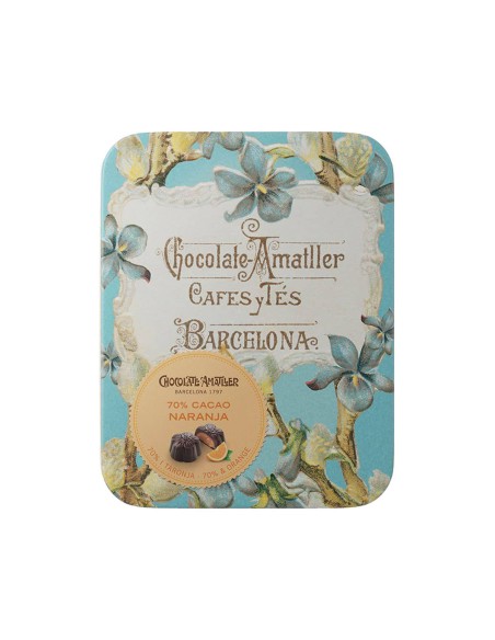Bombones Amatller 70% cacao Naranja