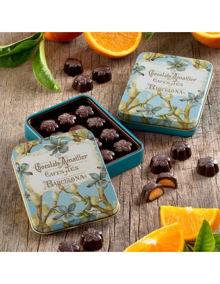 Bombones Amatller 70% cacao Naranja