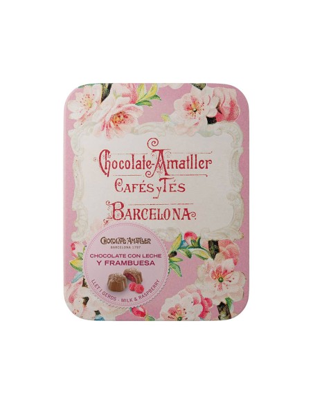 Bombones Amatller chocolate y frambuesa