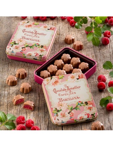 Bombones Amatller chocolate y frambuesa