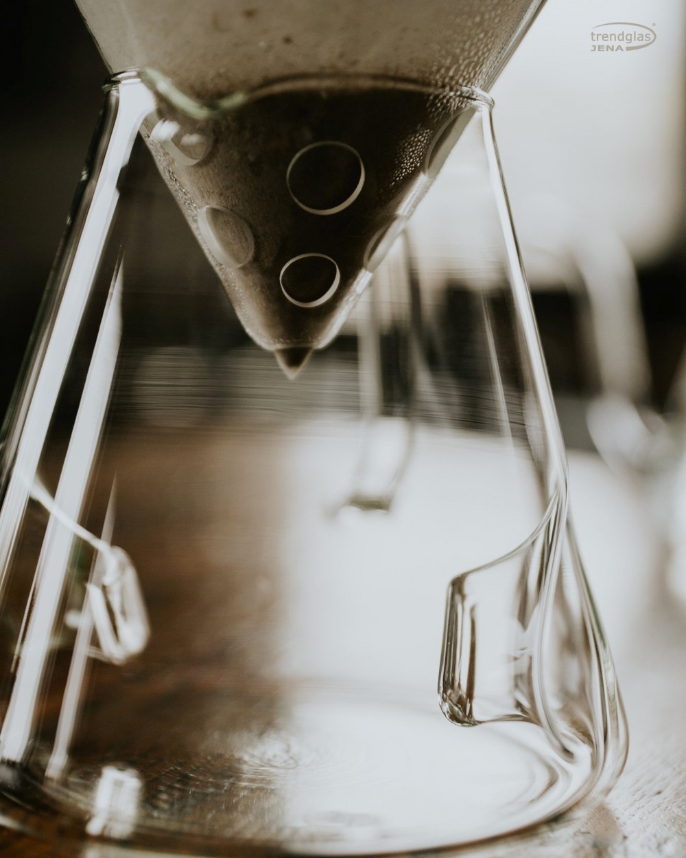 Cafetera de goteo en vidrio de borosilicato Bari Trendglas Jena